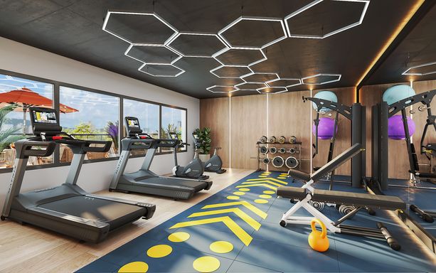 Lazer completo em lançamento residencial na Vila Mirim, Praia Grande, com espaços para diversão, descanso e convivência, próximo à praia e ao futuro Villamar Shopping.