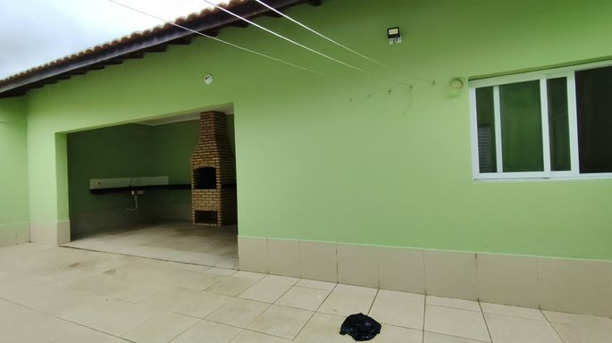 edícula com churrasqueira