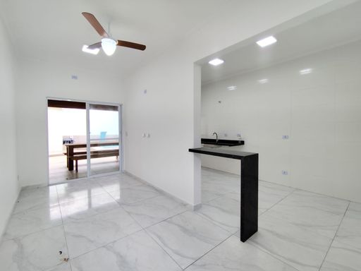 SALA E COZINHA INTEGRADA