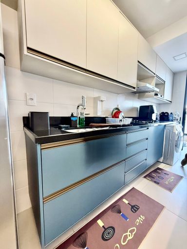 Sala com Cozinha Integrada