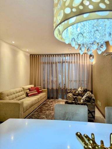 Sala em L + Varanda