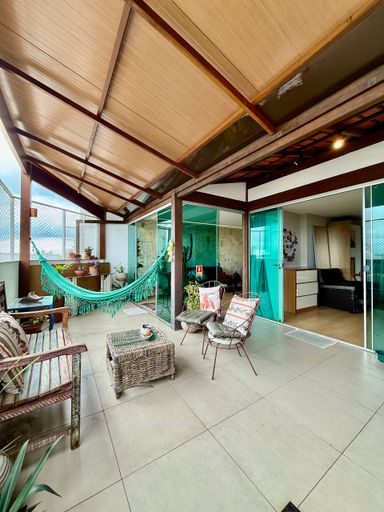 Área Externa  com Varanda Gourmet  de Cobertura Duplex a venda em Jardim da Penha