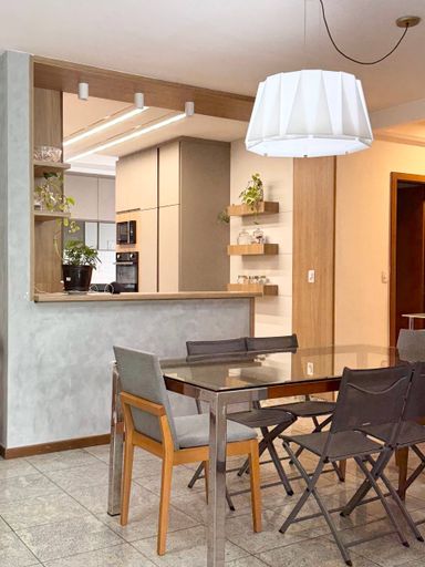 Sala ampla com Varandão e Cozinha Americana