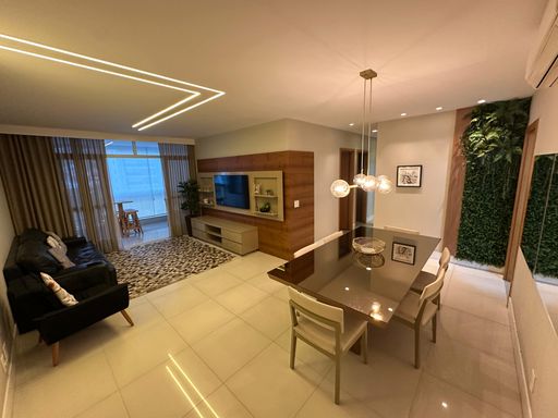 Sala dois ambientes + Varandão