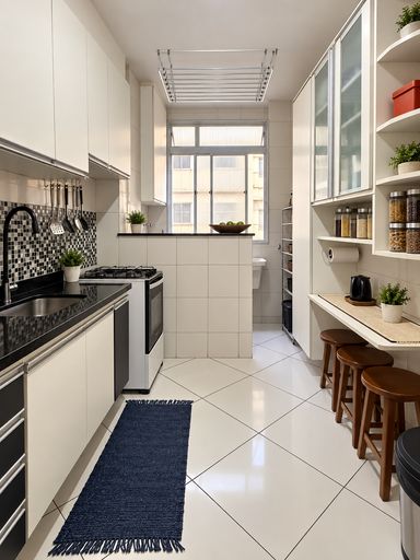 Cozinha com armários