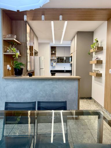 Sala ampla com Varandão e Cozinha Americana