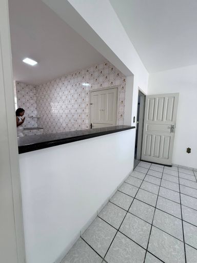 Sala com cozinha integrada