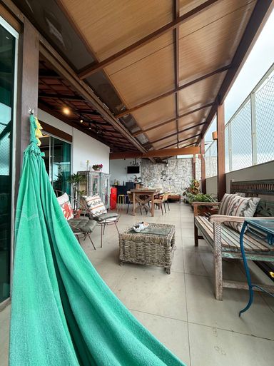 Área Externa  com Varanda Gourmet  de Cobertura Duplex a venda em Jardim da Penha