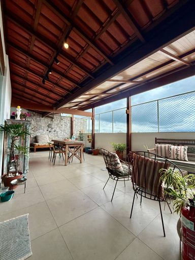 Área Externa  com Varanda Gourmet  de Cobertura Duplex a venda em Jardim da Penha