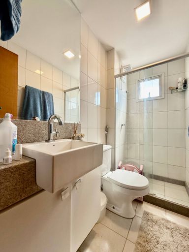 Banheiro com ventilação natural