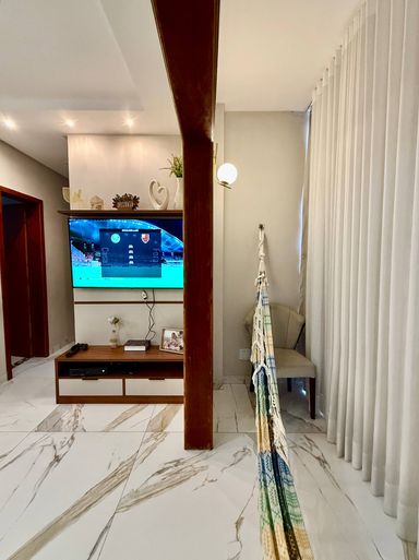 Sala climatizada com Varanda