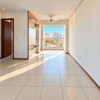 Sala com varanda integrada