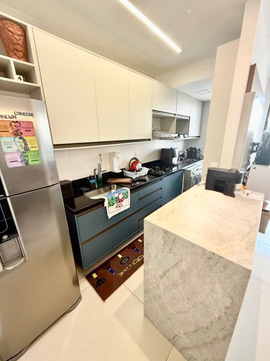 Sala com Cozinha Integrada