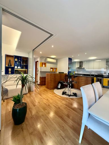 Sala com ambientes integrados