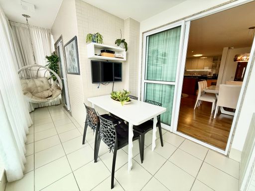 Sala com ambientes integrados