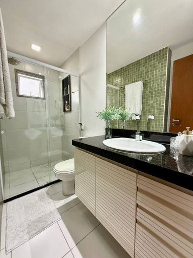 Suíte com ventilação natural