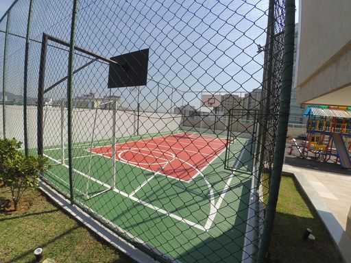 área de lazer com Quadra