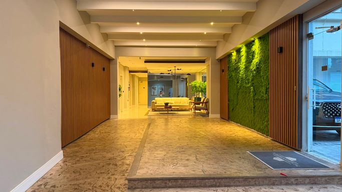 Hall de acesso a Torre