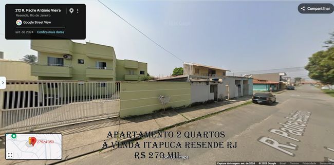 Apartamento 2 Quartos
à Venda Itapuca Resende RJ
              r$ 270 mil