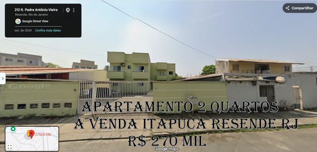 Apartamento 2 Quartos
à Venda Itapuca Resende RJ
              r$ 270 mil
