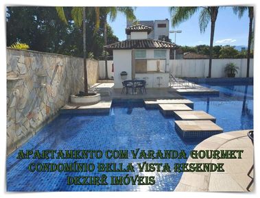 Apartamento com Varanda Gourmet Condomínio Bella Vista Resende RJ