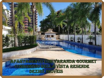 Apartamento com Varanda Gourmet Condomínio Bella Vista Resende RJ