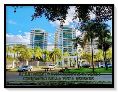 Apartamento com Varanda Gourmet Condomínio Bella Vista Resende RJ