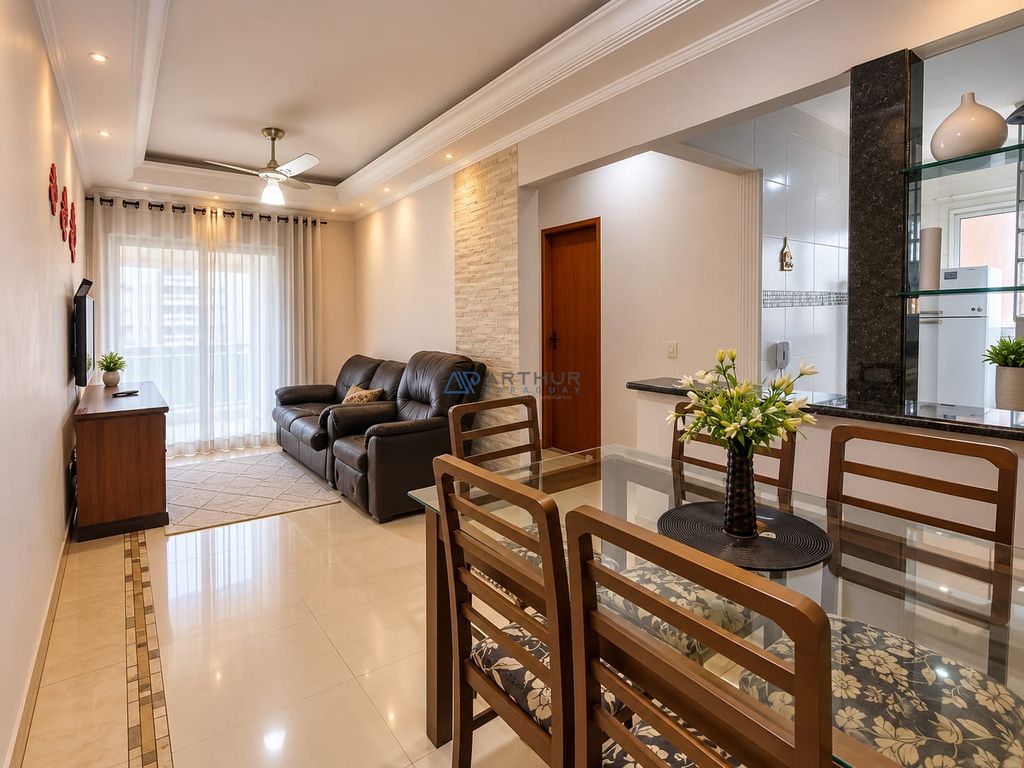 Apartamento 1 dormitório frente mar à venda no Aviação, Praia Grande – 56 m² - foto 5