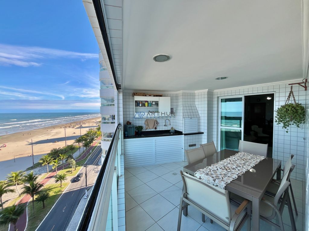 Apartamento 3 dormitórios frente mar à venda no Maracanã, Praia Grande – 108 m² - foto 2