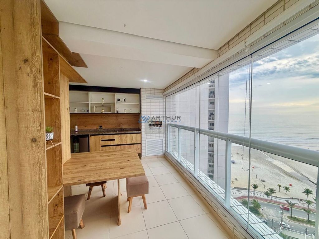 Apartamento 2 dormitórios frente mar à venda no Boqueirão, Praia Grande – 80 m² - foto 1