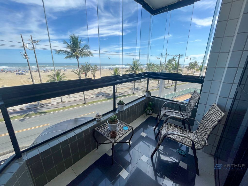 Apartamento 3 dormitórios frente mar à venda na Guilhermina, Praia Grande – 143 m² - foto 1