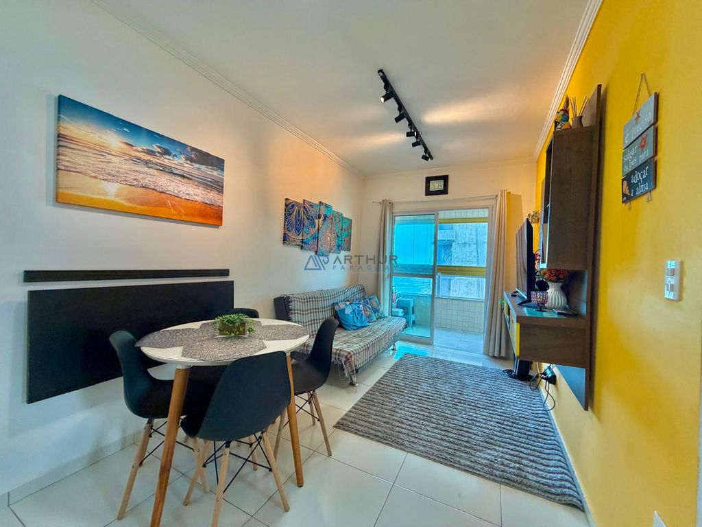Apartamento 1 dormitório frente mar à venda no Caiçara, Praia Grande – 52 m² - foto 5