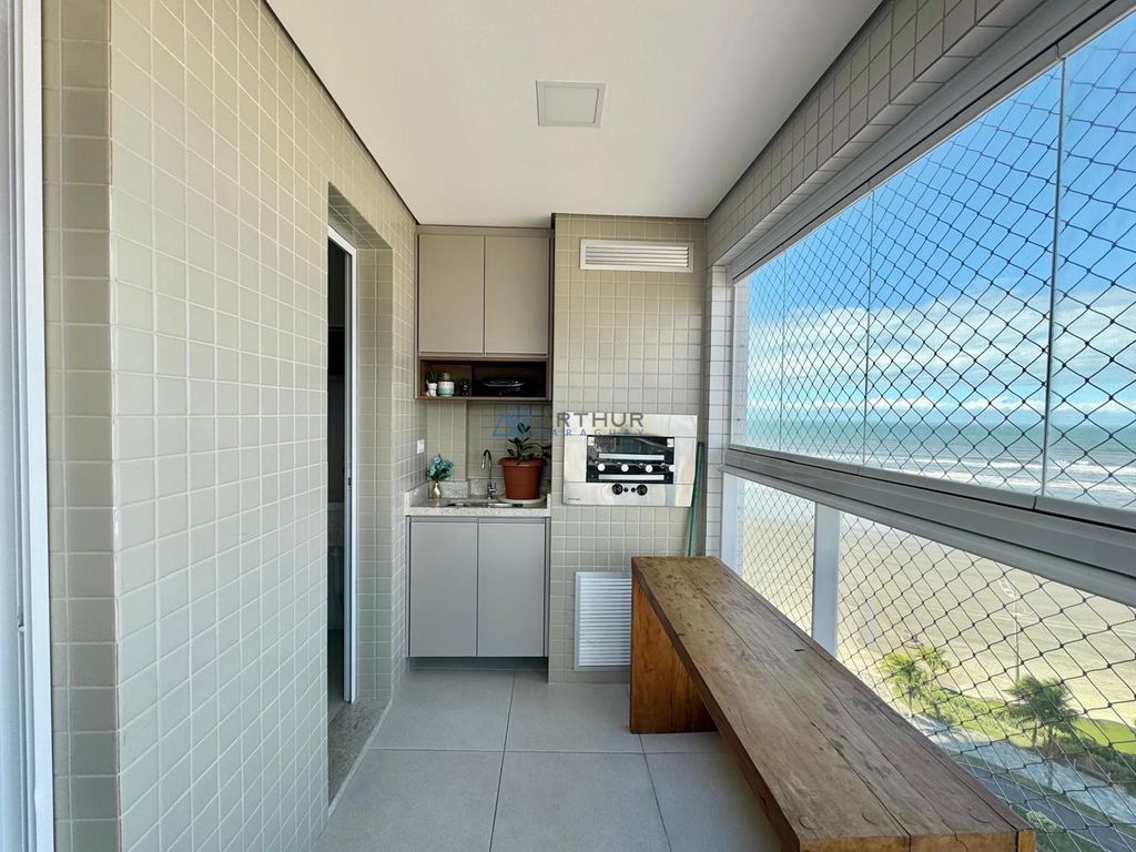 Apartamento 1 dormitório frente mar à venda no Caiçara, Praia Grande – 55 m² - foto 1
