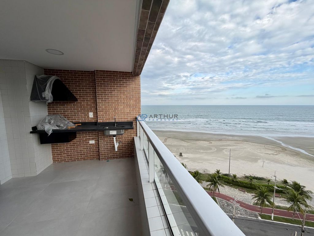 Apartamento 2 dormitórios frente mar à venda no Imperador, Praia Grande – 79 m² - foto 1