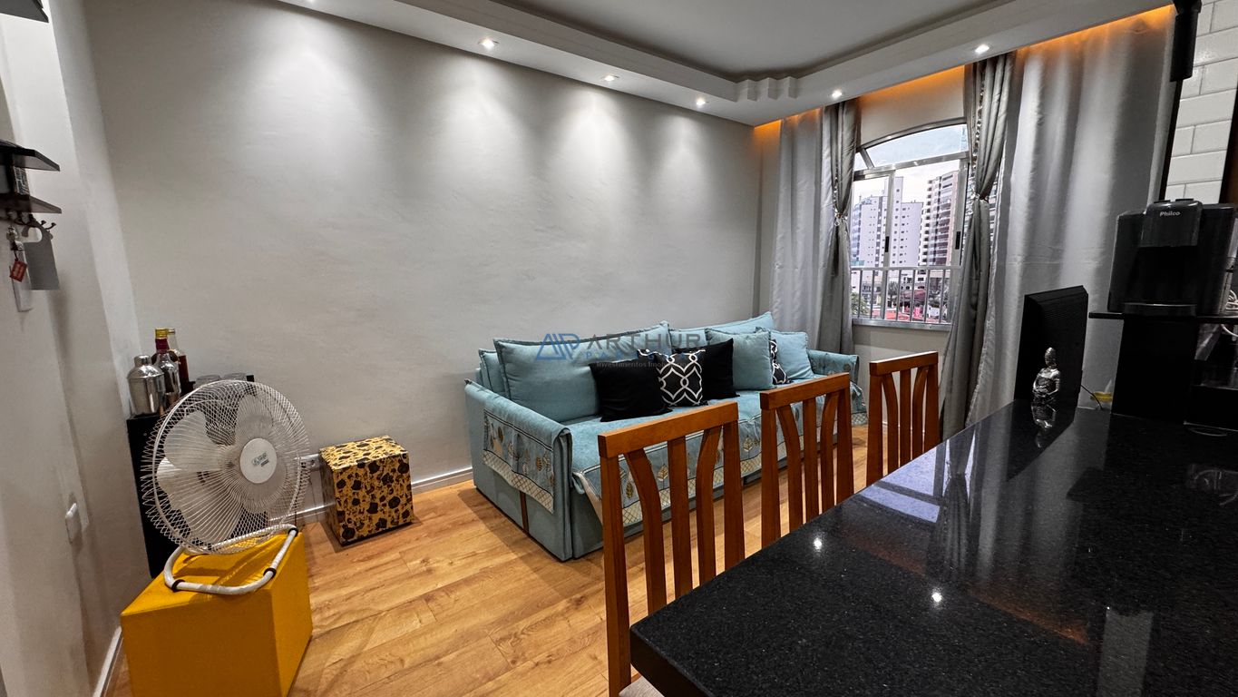 Apartamento 1 dormitório à venda no Caiçara, Praia Grande – 45 m² - foto 2