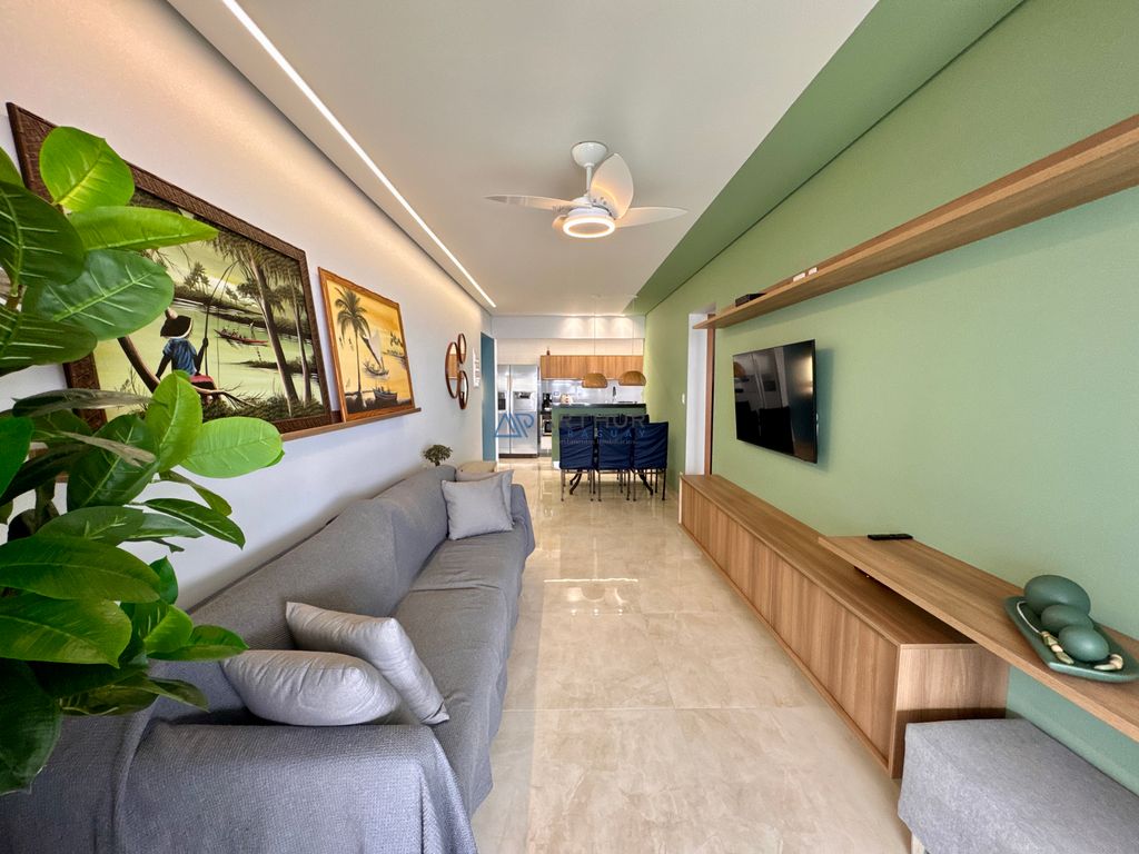 Apartamento 2 dormitórios frente mar à venda no Caiçara, Praia Grande – 88 m² - foto 1
