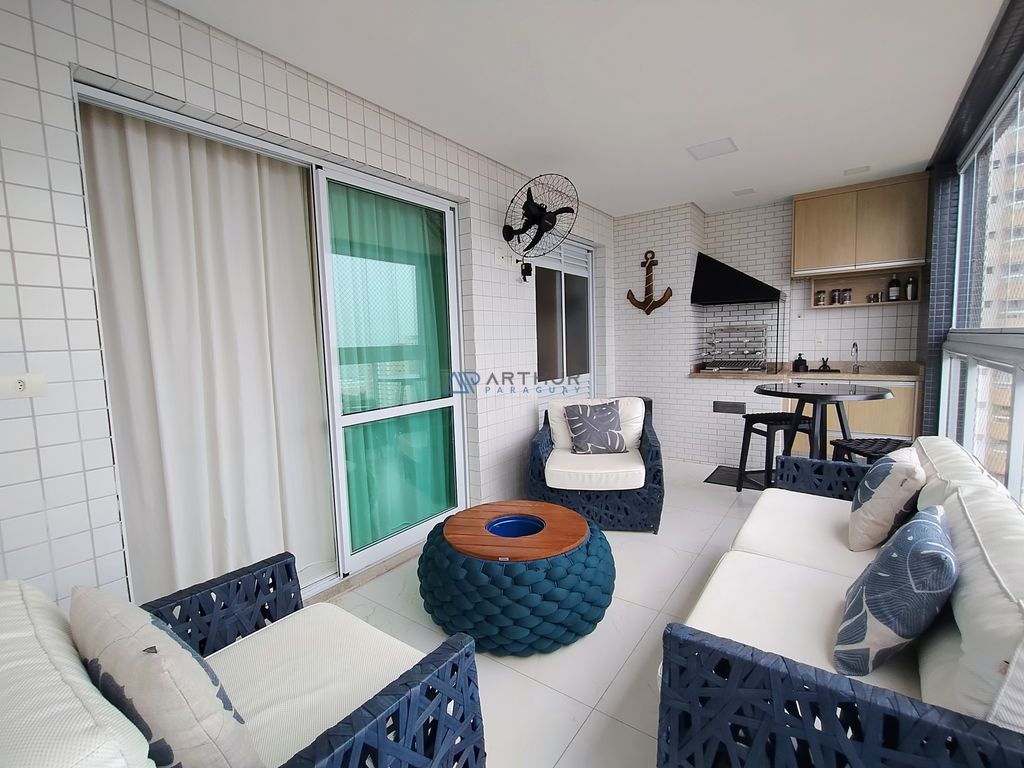 Apartamento 3 dormitórios para alugar no Tupi, Praia Grande – 131 m² - foto 2