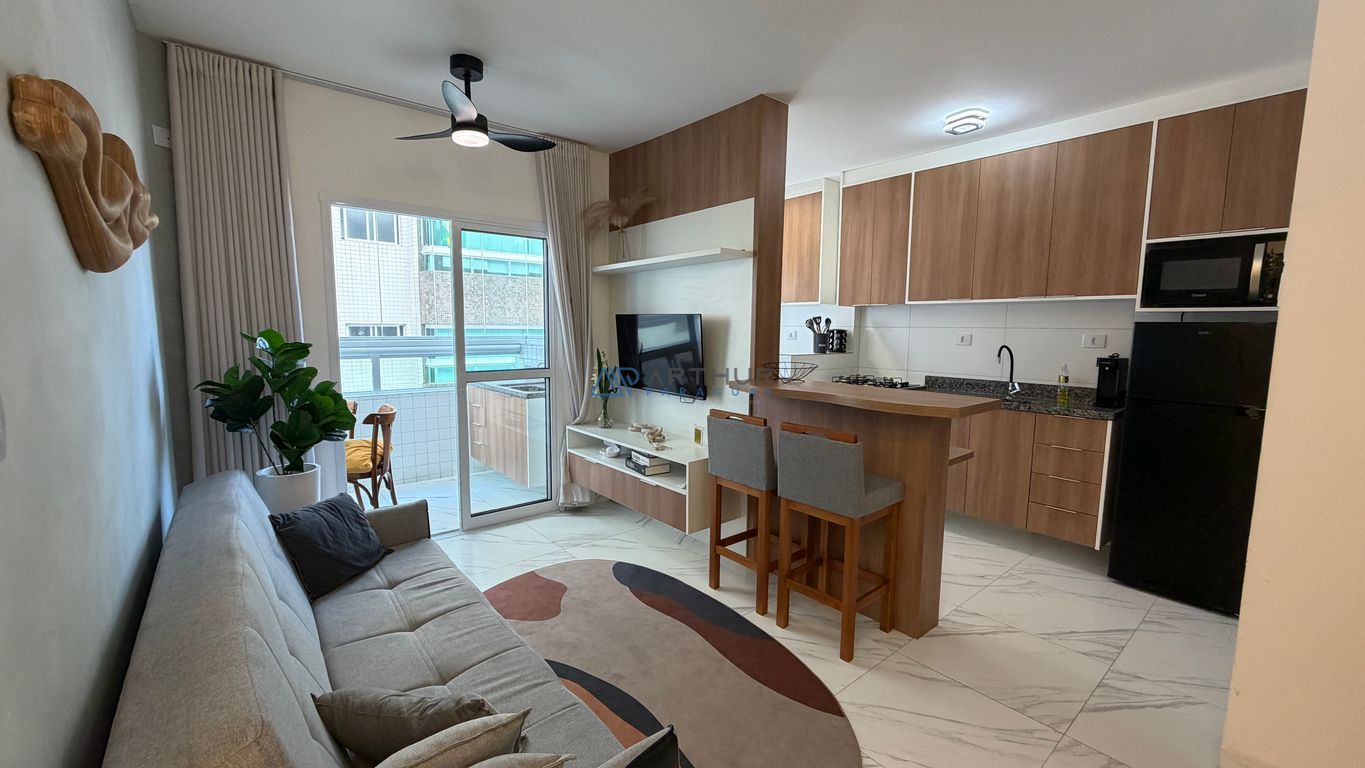 Apartamento 1 dormitório à venda na Guilhermina, Praia Grande – 45 m² - foto 1