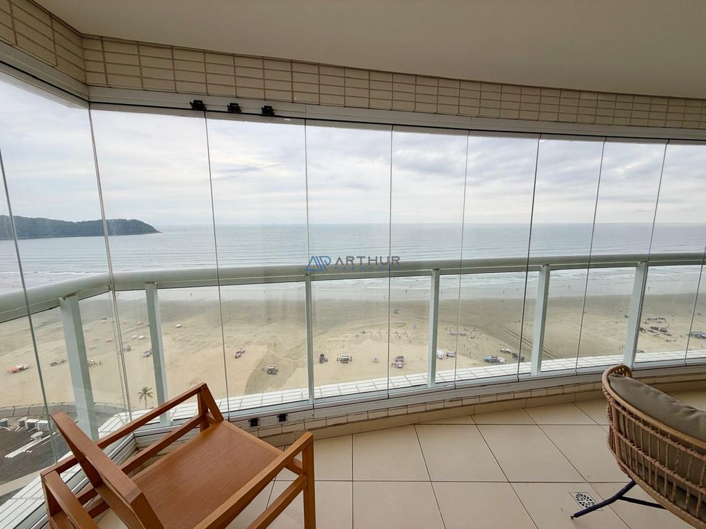 Apartamento 3 dormitórios frente mar para alugar no Boqueirão, Praia Grande – 111 m² - foto 3