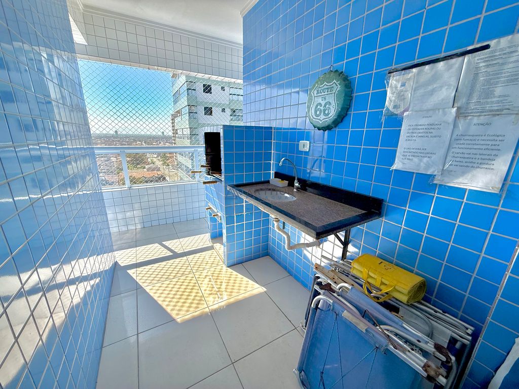 Apartamento 2 dormitórios frente mar à venda no Maracanã, Praia Grande – 63 m² - foto 2
