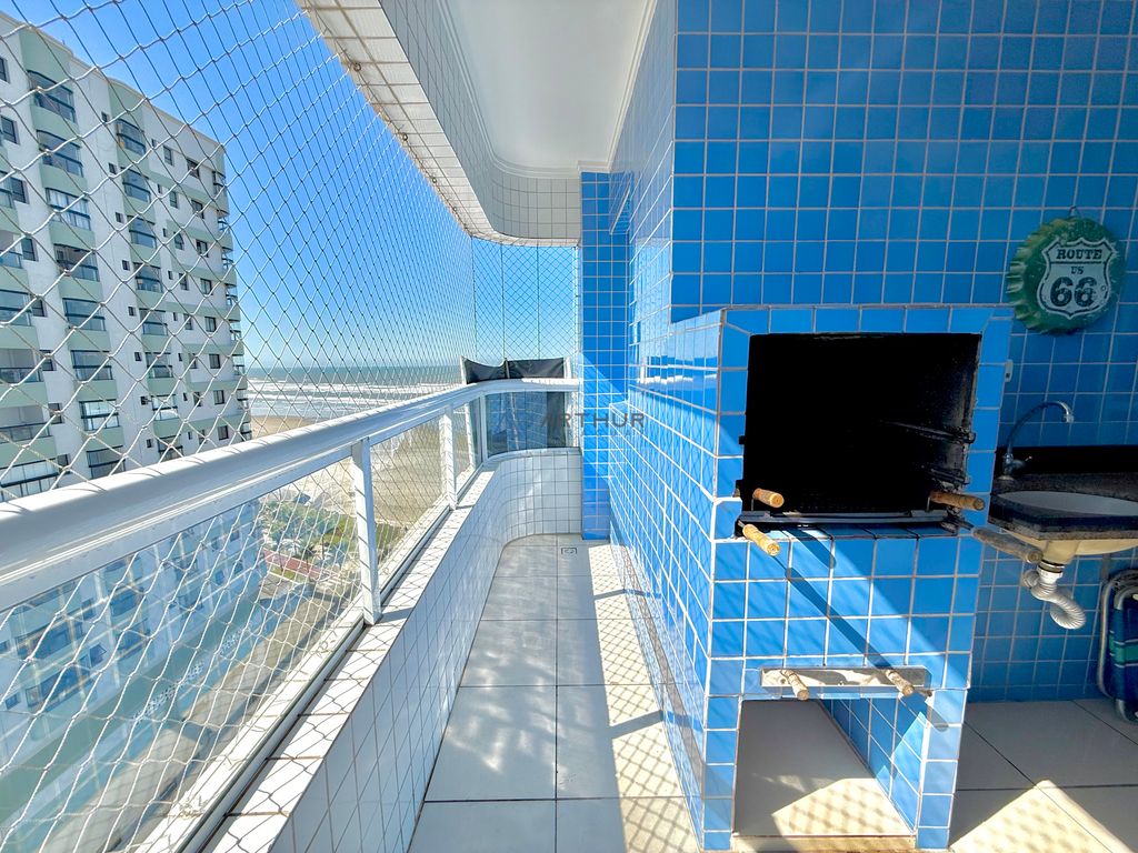 Apartamento 2 dormitórios frente mar à venda no Maracanã, Praia Grande – 63 m² - foto 1