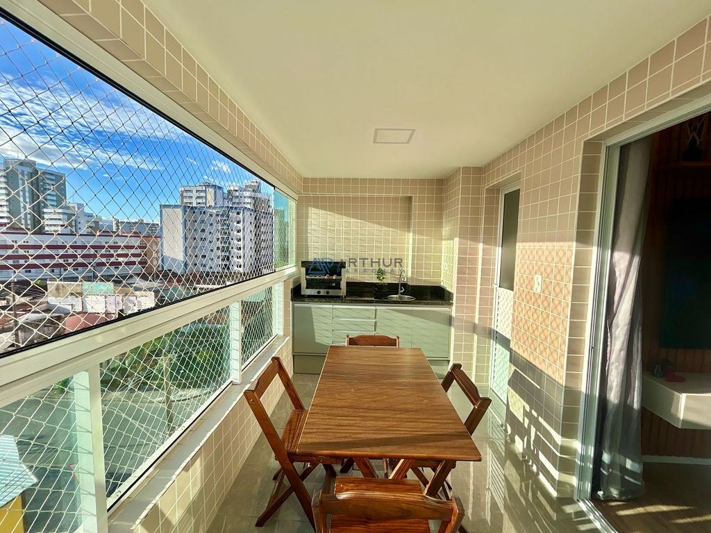 Apartamento 2 dormitórios frente mar à venda no Mirim, Praia Grande – 75 m² - foto 1