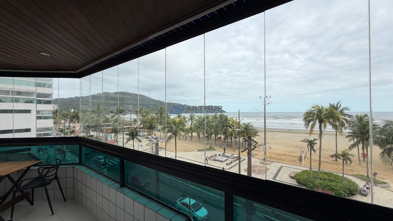 Apartamento 4 dormitórios frente mar à venda no Canto do Forte, Praia Grande – 167 m² - foto 1