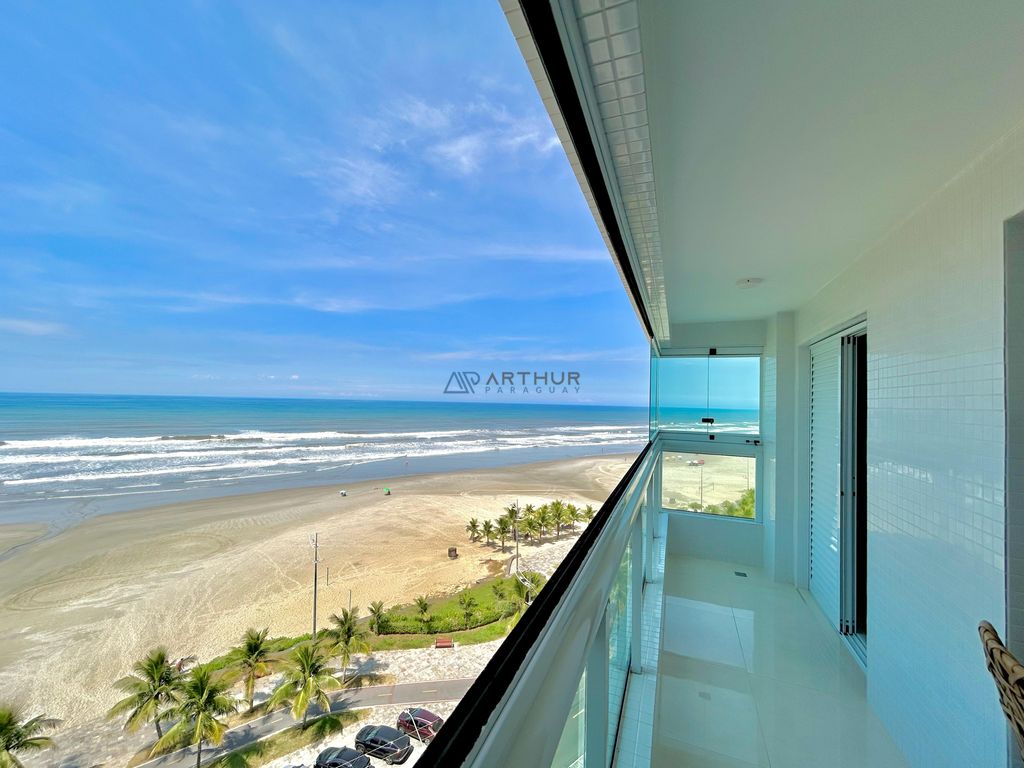 Apartamento 3 dormitórios frente mar à venda no Maracanã, Praia Grande – 115 m² - foto 1