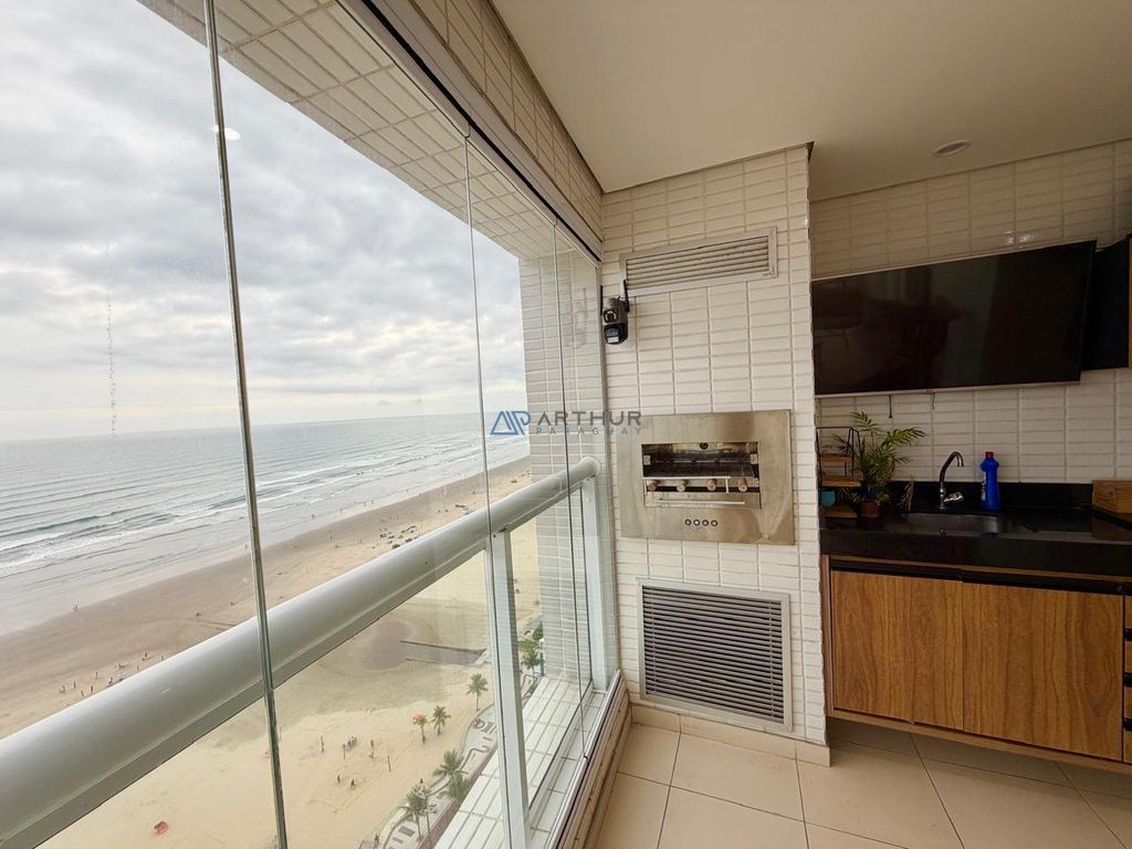 Apartamento 3 dormitórios frente mar para alugar no Boqueirão, Praia Grande – 111 m² - foto 4