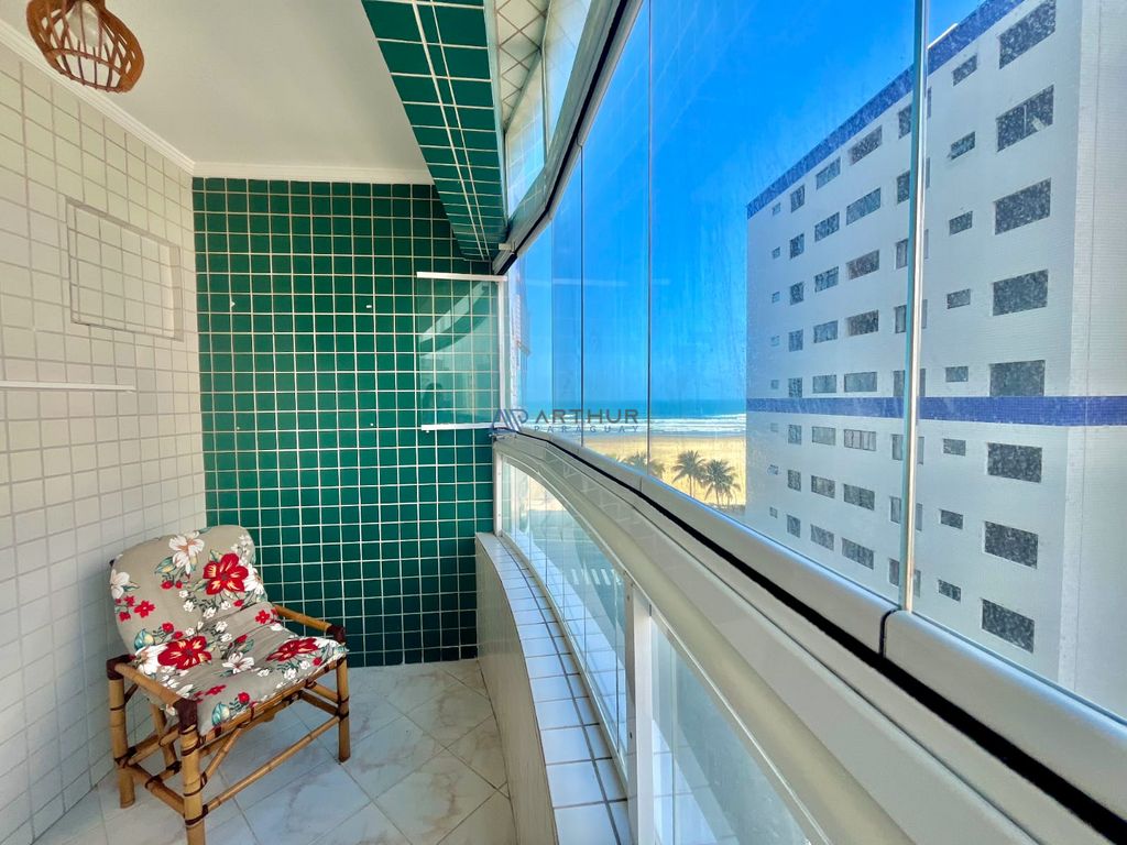 Apartamento 3 dormitórios frente mar à venda na Guilhermina, Praia Grande – 130 m² - foto 2
