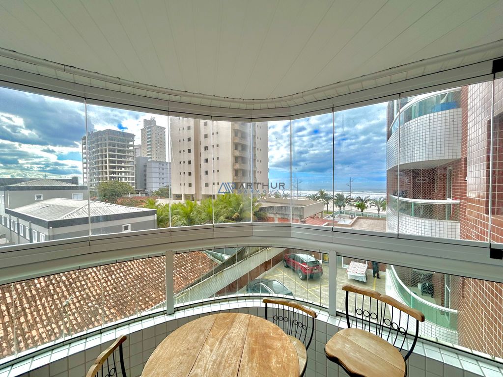 Apartamento 2 dormitórios frente mar à venda no Maracanã, Praia Grande – 69 m² - foto 1