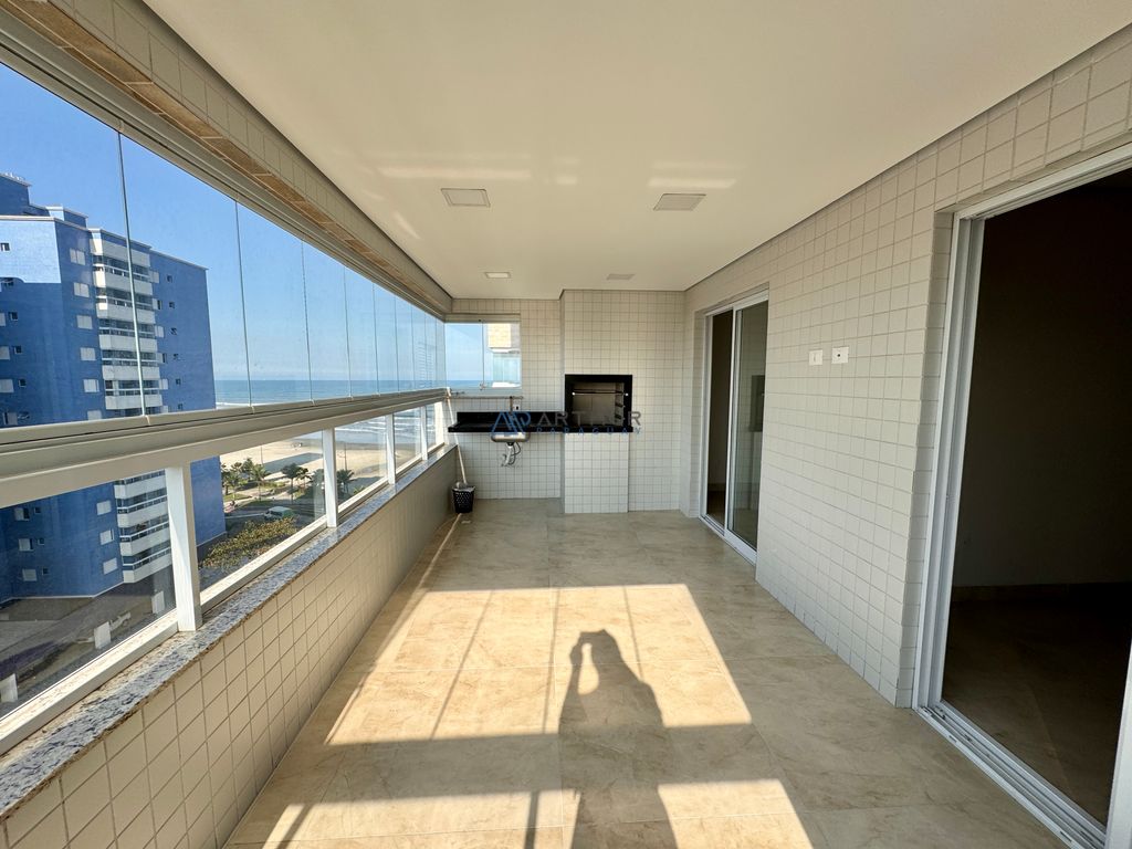 Apartamento 2 dormitórios frente mar à venda no Maracanã, Praia Grande – 96 m² - foto 1