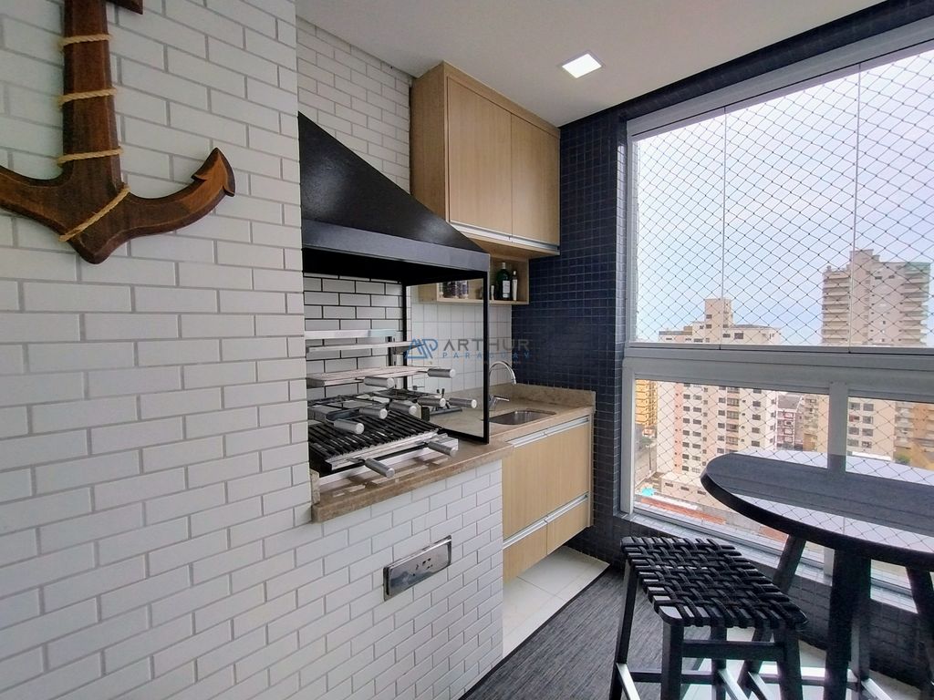 Apartamento 3 dormitórios para alugar no Tupi, Praia Grande – 131 m² - foto 3