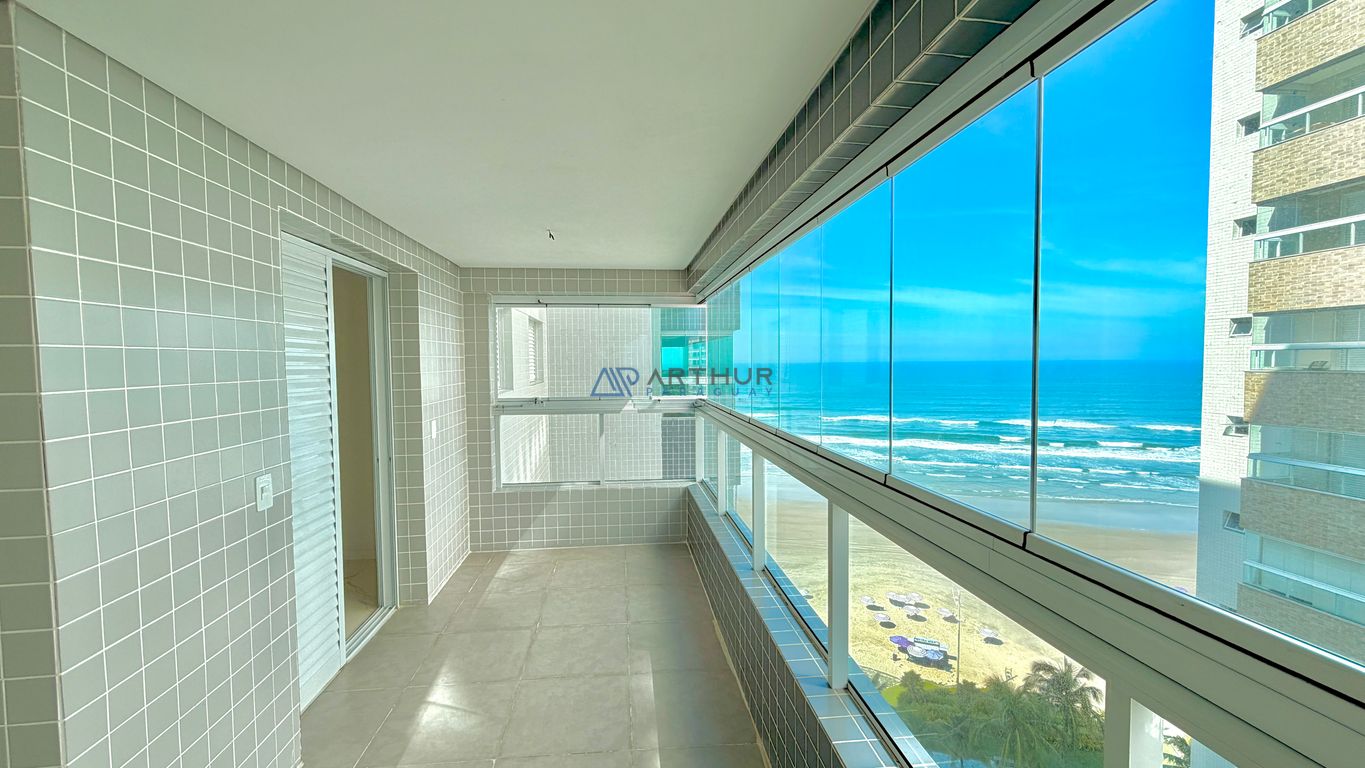 Apartamento 2 dormitórios frente mar à venda no Caiçara, Praia Grande – 77 m² - foto 1